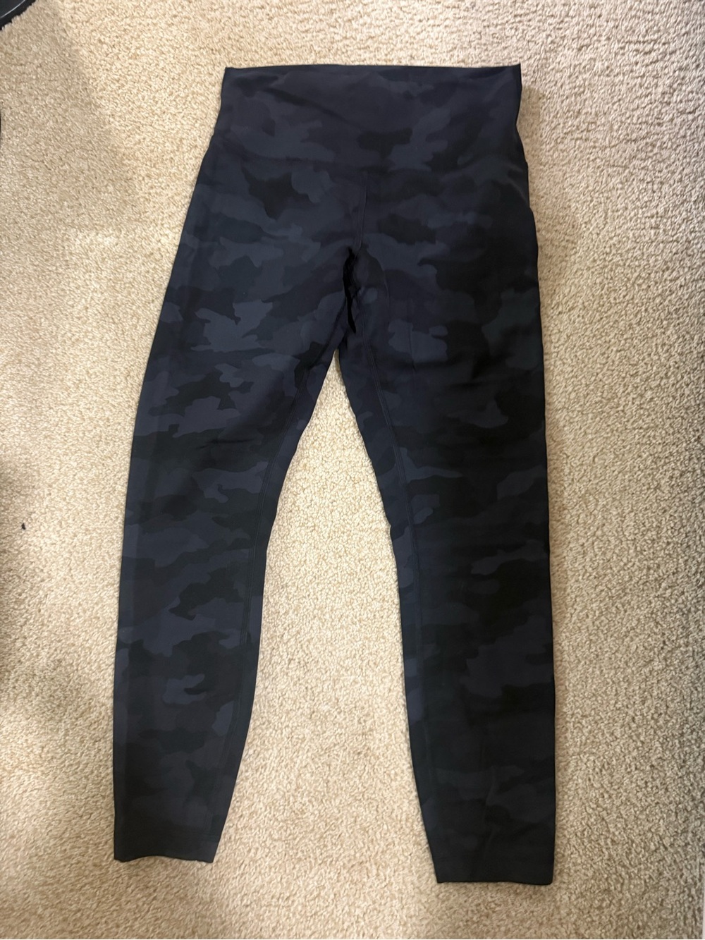 lululemon athletica Black Camo High-Rise Leggings